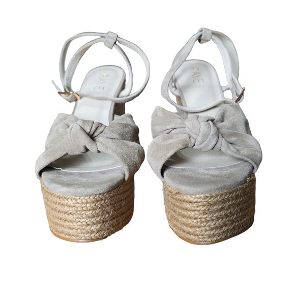 Raye espadrille wedge sandal open toe size 8.5 - Picture 5 of 7